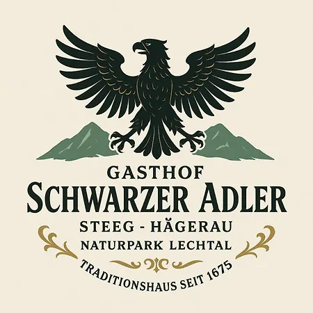 Schwarzer Adler In Haegerau-steeg Naturpark Lechtal Konukevi